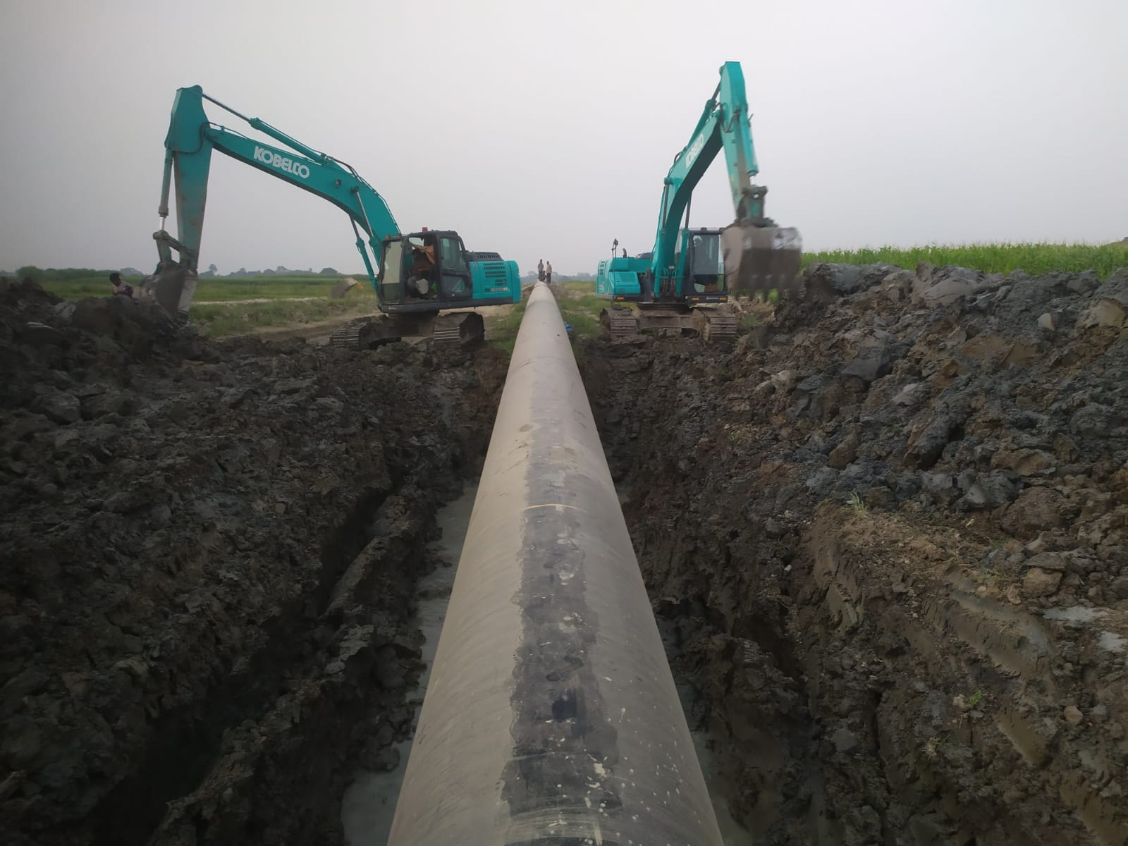 Installation, Fabrication, Commissioning & Testing of High-Pressure Gas Gathering Pipeline from Togbi #01 to Shabazpur Gas Field.